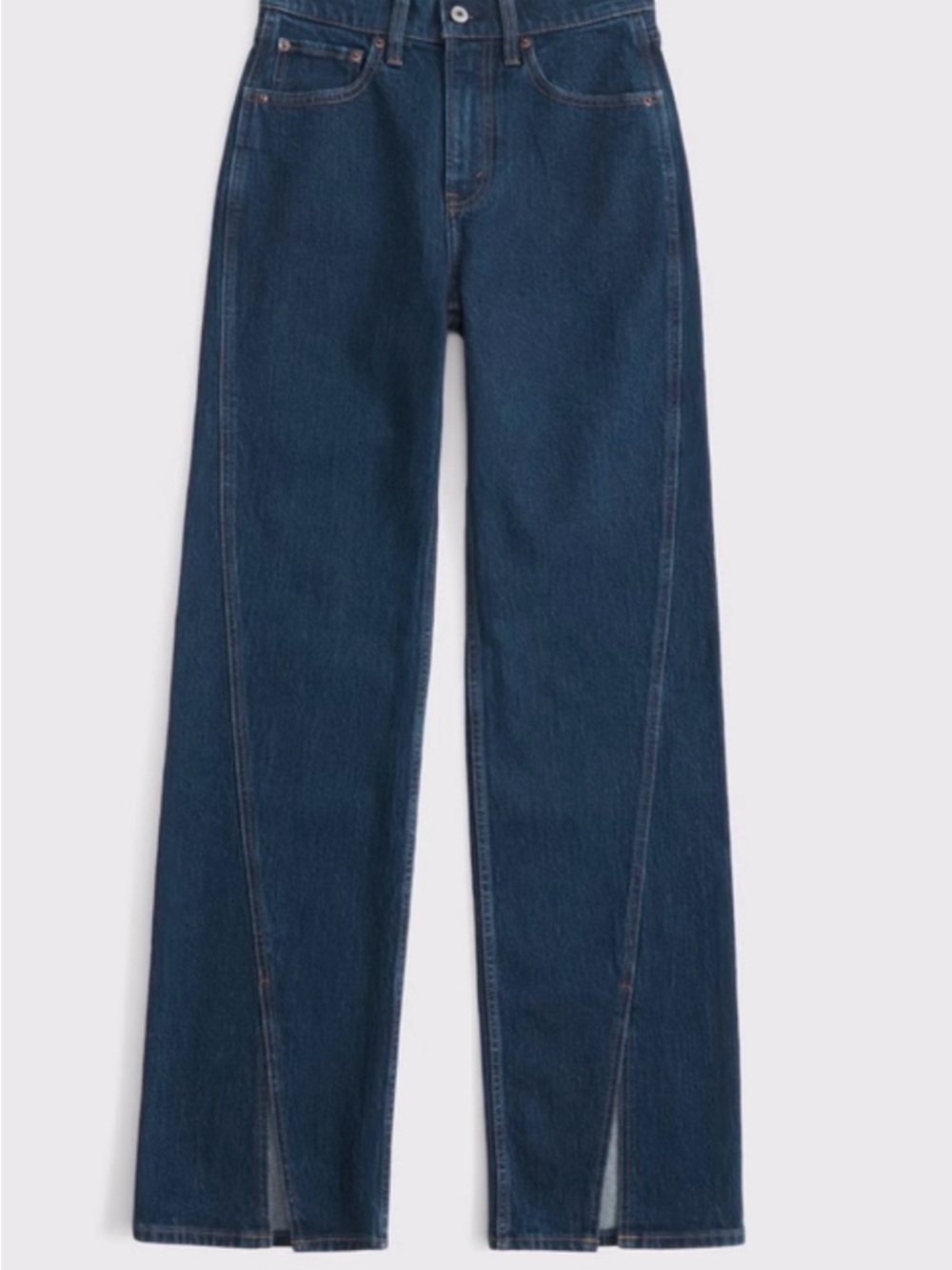 Abercrombie & Fitch 90s Relaxed High Rise Jeans Curve Love Size 27 - Picture 2 of 9